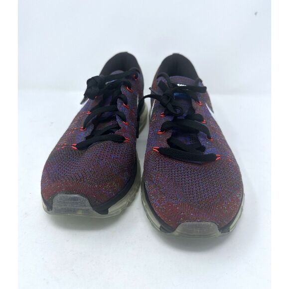 NIKE Men's size 10 FLYKNIT AIRMAX Running Trainers sneakers 620469 016  NEW - Picture 2 of 10